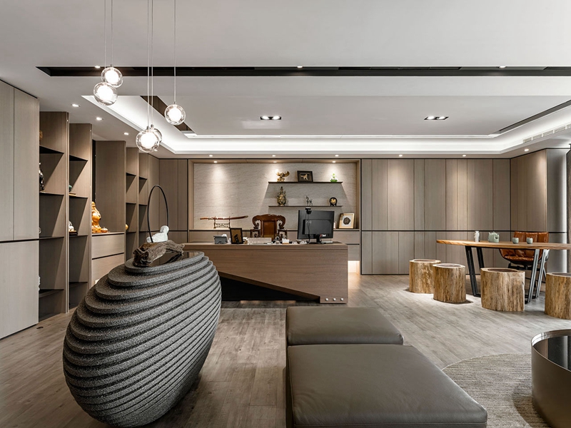 老板辦公室裝修三大要點(diǎn)，辦公室工作區(qū)域的照明設(shè)計(jì)應(yīng)注意哪些？