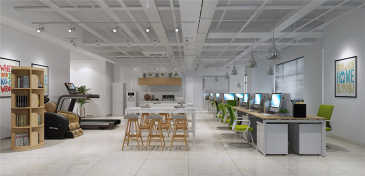現代簡約和新中式風格辦公室設計
